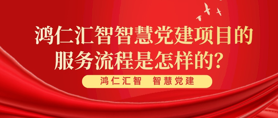 鸿仁汇智智慧党建项目的服务流程是怎样的？